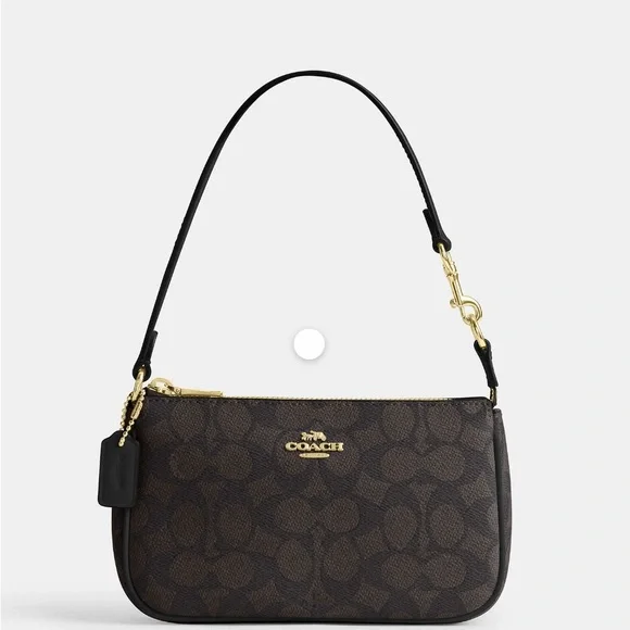 COACH Nolita 19 In Signature Canvas Mini Shoulder Bag - Picture 3 of 11